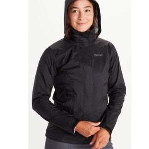 Marmot Black Rain Jacket Windbreaker